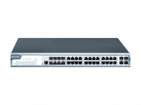 网管工业级千兆8光24电4万兆sfp