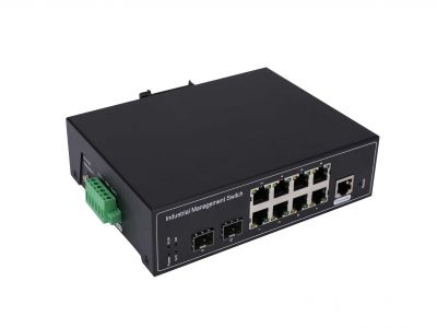 钢合金工业级m系列管理型千兆2光8电sfp 钢合金工业级m系列管理型千兆2光8电sfp